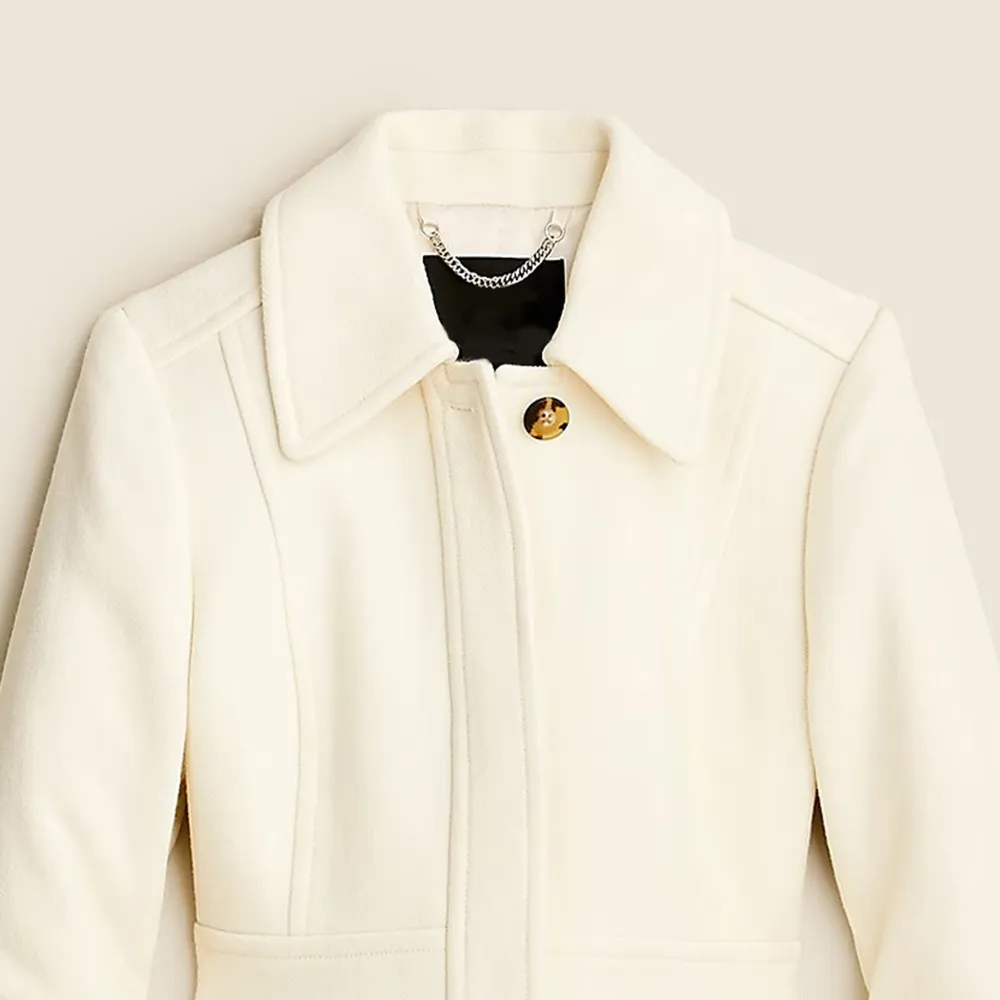 Lady Day Topcoat Double-Cloth Wool Blend