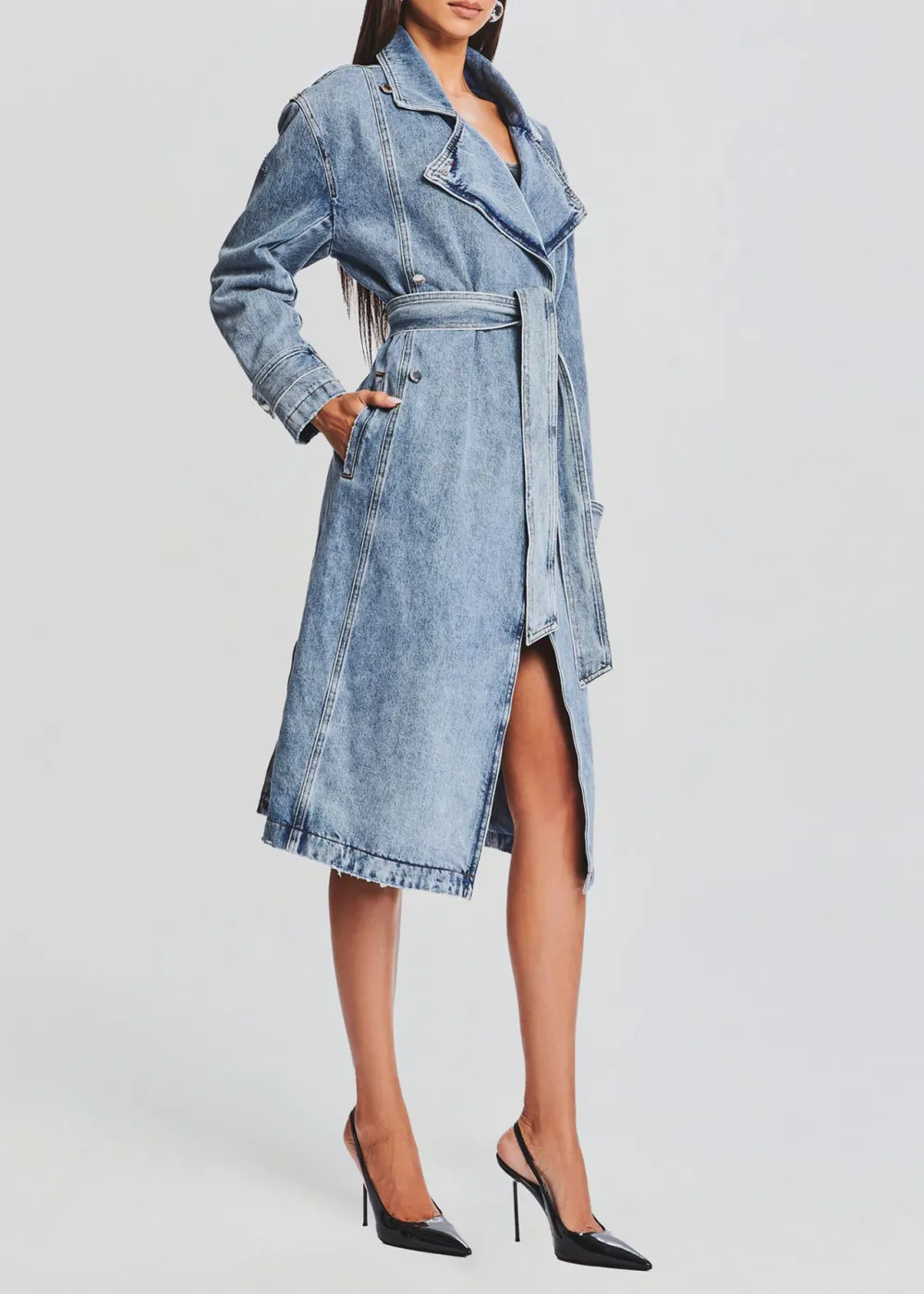 Denim Long Jacket