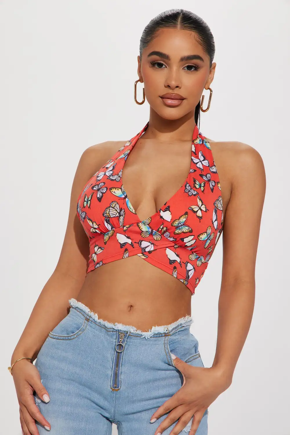 I'm A Lady Halter - Red/combo