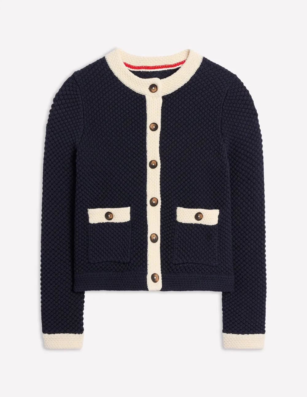 Navy Knitted Jacket
