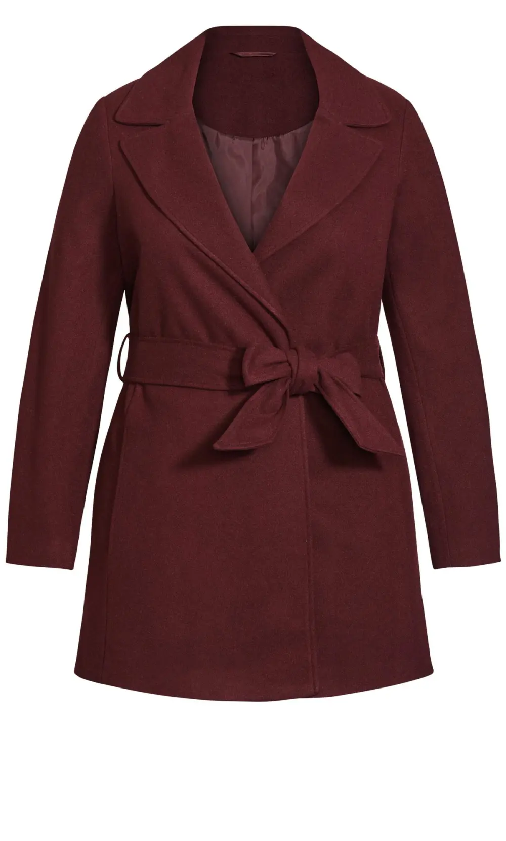 Evans Burgundy Red Tie Waist Coat