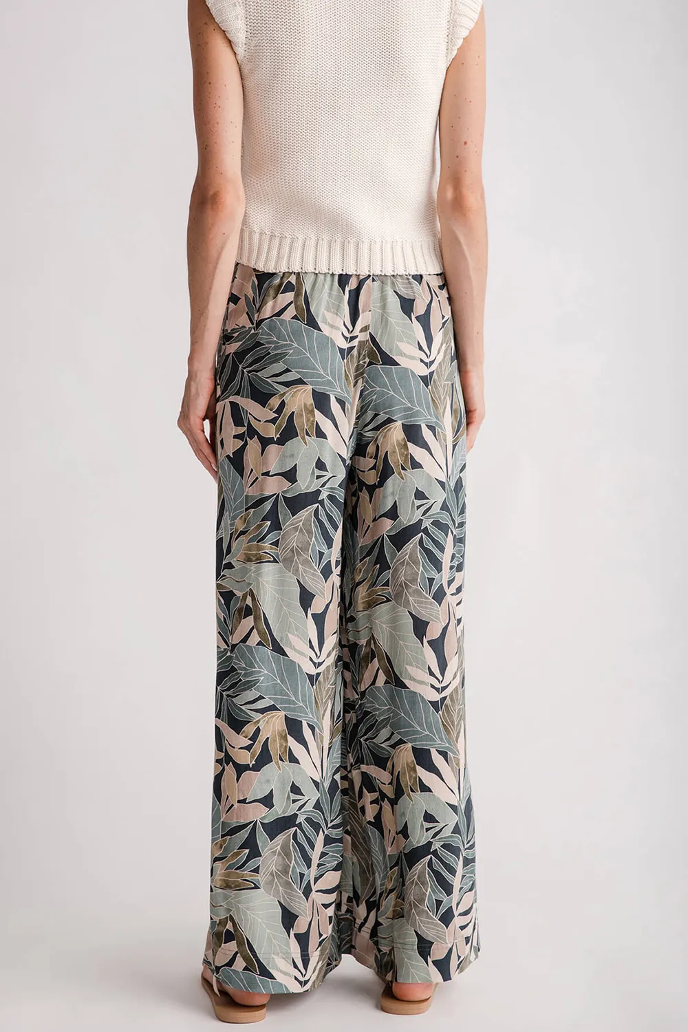 Casual Style Pants - grape leaf