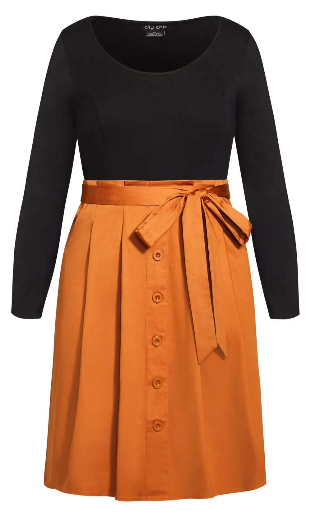 Evans Brown Uptown Girl Dress