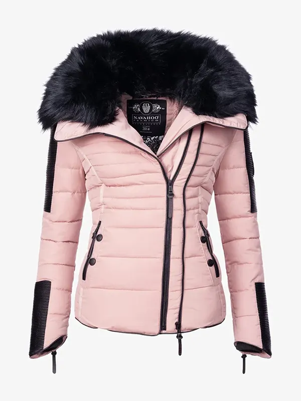 Ladies hooded warm winter jacket