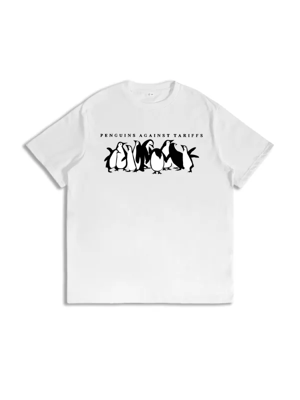 Penguins Against Tariffs T-Shirts