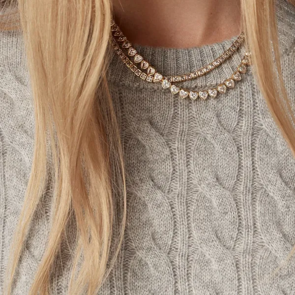 Cashmere Cable-Knit T-Shirts