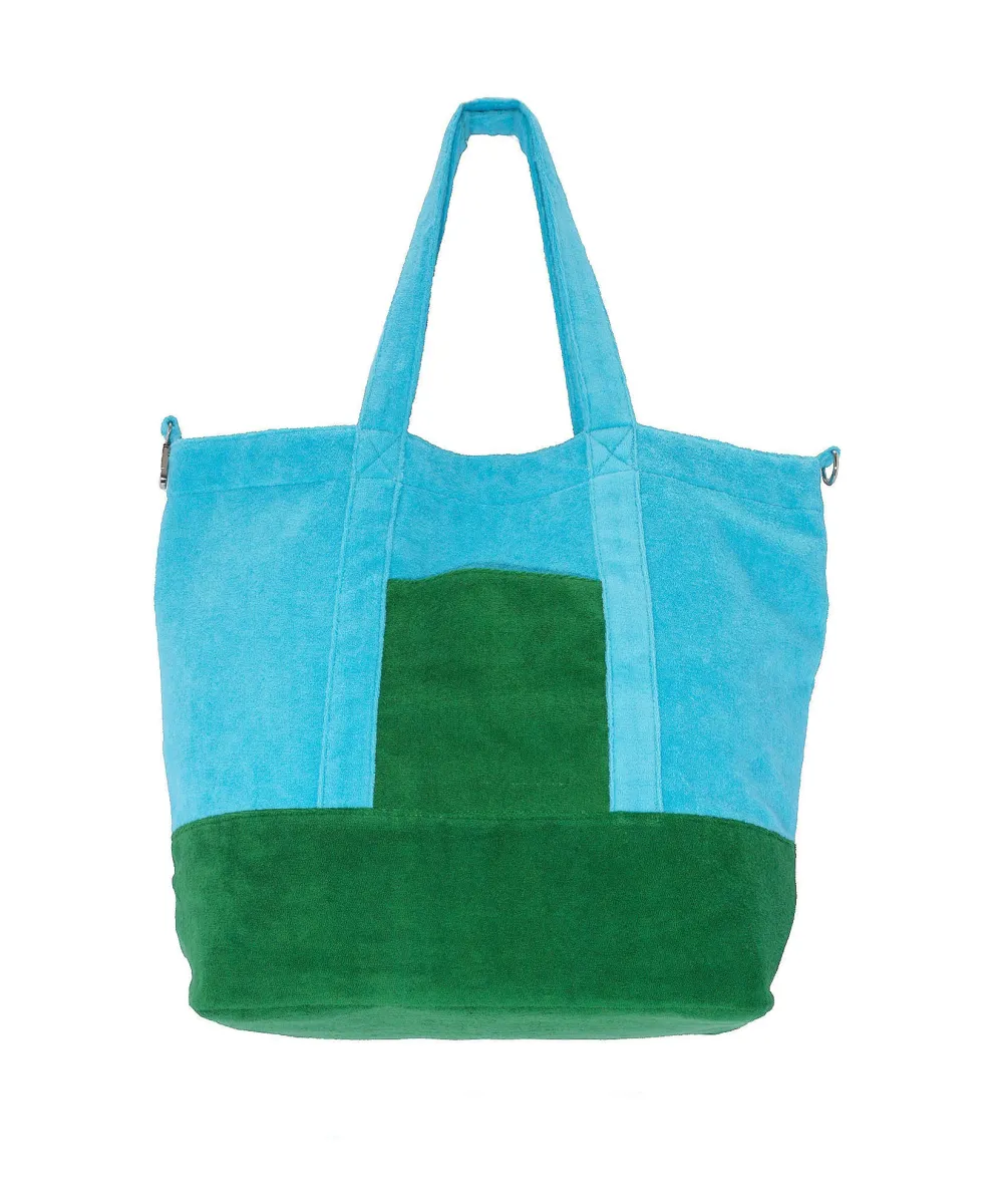 Casual Style Block Rocker Tote