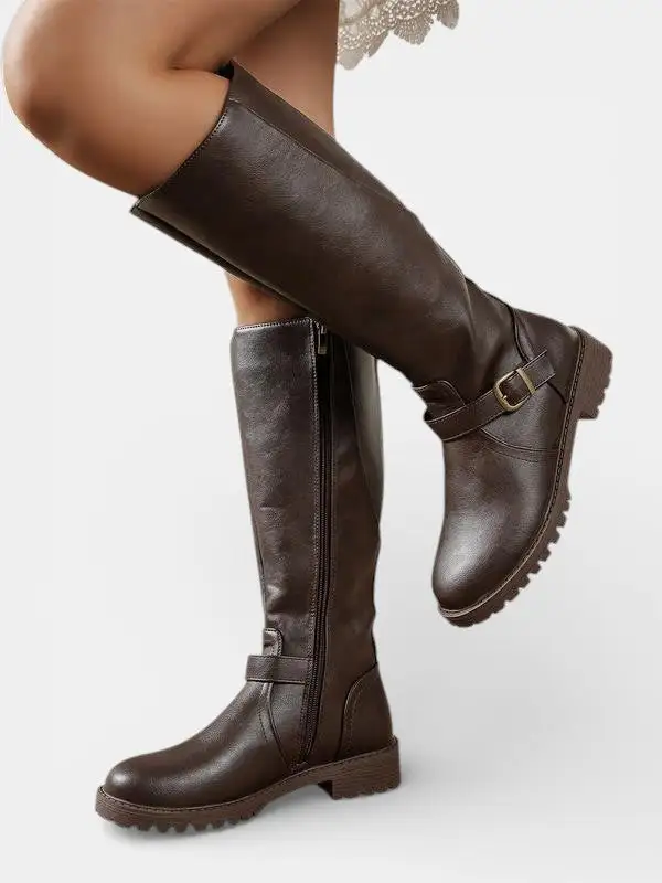 Textured Upper Ankle Boots