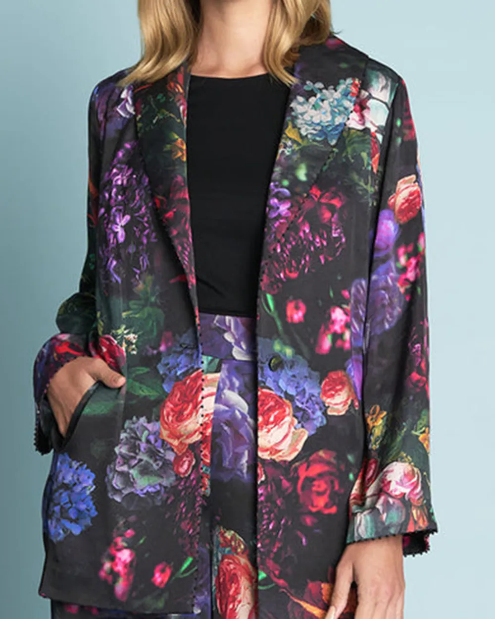Printed Satin Jacket