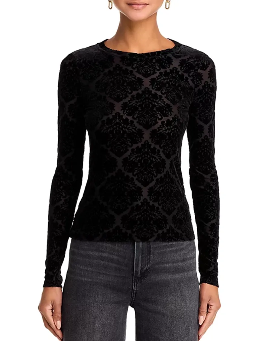 Long Sleeve Crew Neck Top