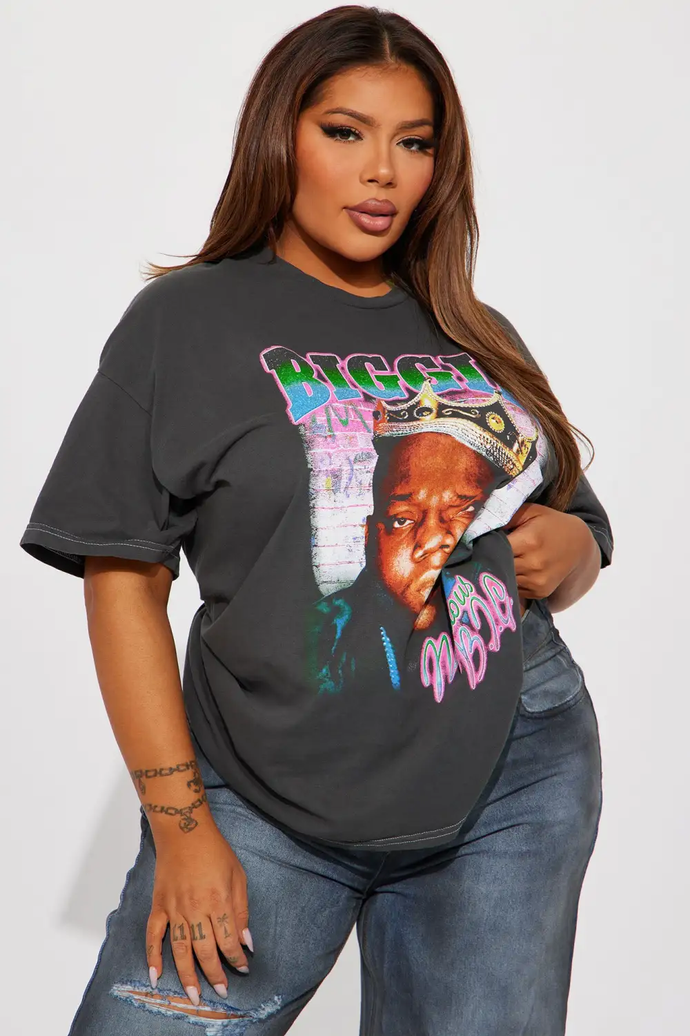 Sky's The Limit Biggie Tshirt - Black