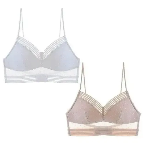 Starry Bra - Low Back Wireless Lifting Lace Bra
