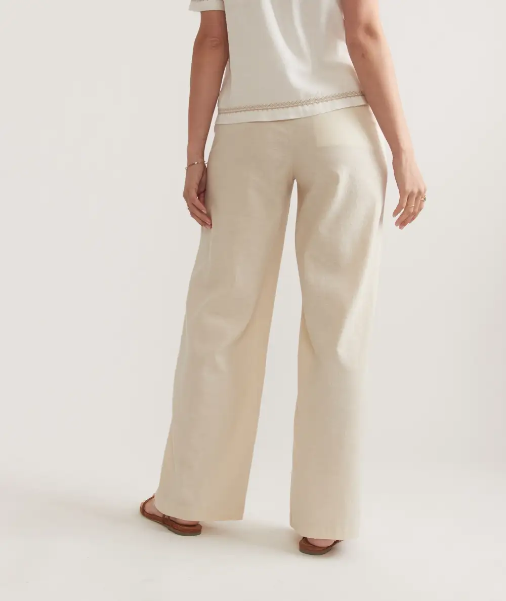 Casual Beige Trousers