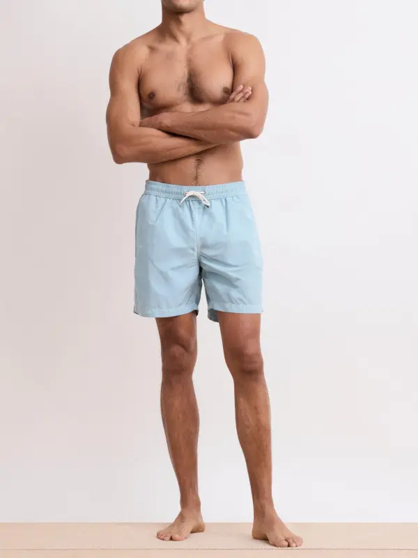 Loose Casual Comfortable Breathable Green Swim Trunks
