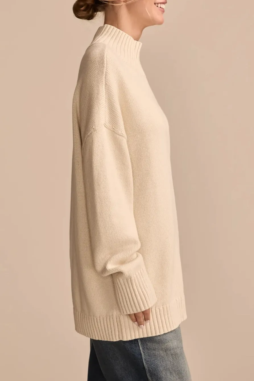 Turtledove Intarsia Turtleneck