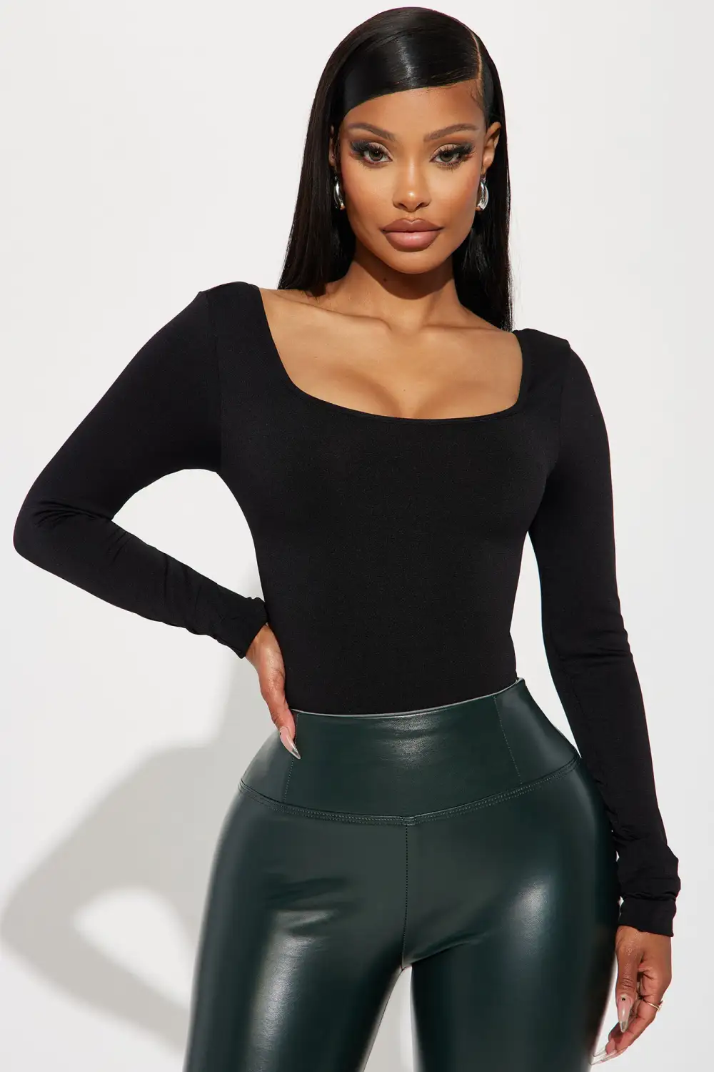 Never The Same Seamless Bodysuit - Black