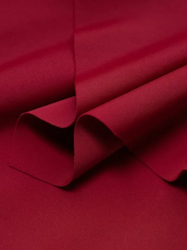 Vacation Plain Flouncing Scoop Neck Tankinis Two-Piece Set