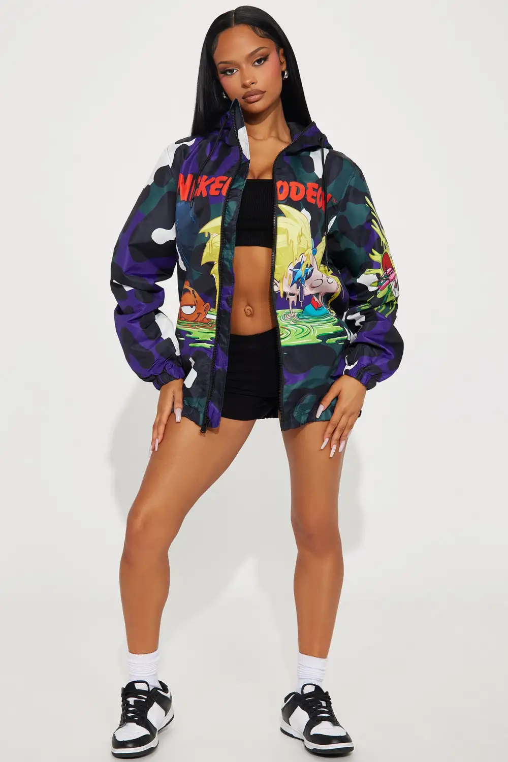 Zombie Nickelodeon Windbreaker - Purple