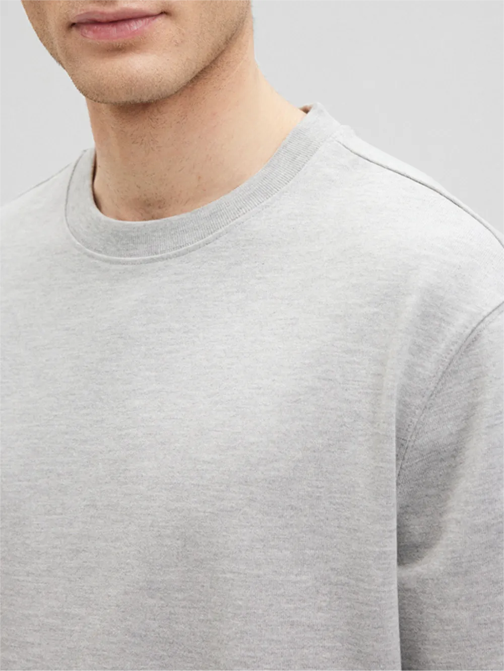 Light Gray Short - Sleeve Regular Fit Tee