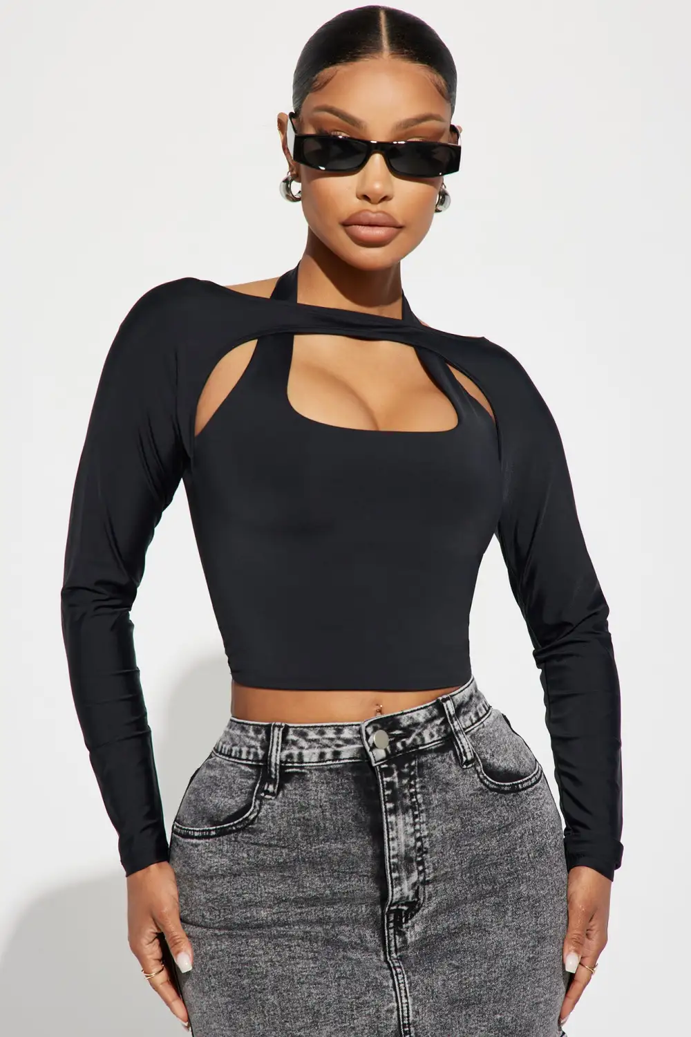 On The Move Top - Black