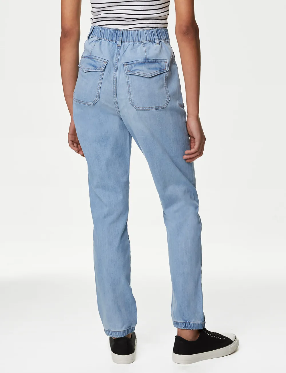 High Rise Clean Look Stretchable Jeans