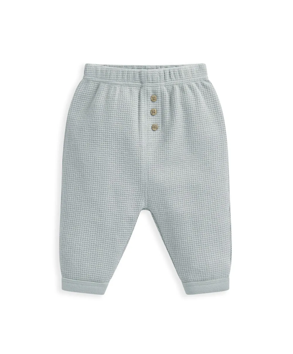 Waffle Jumper & Leggings (2 Piece) - Blue