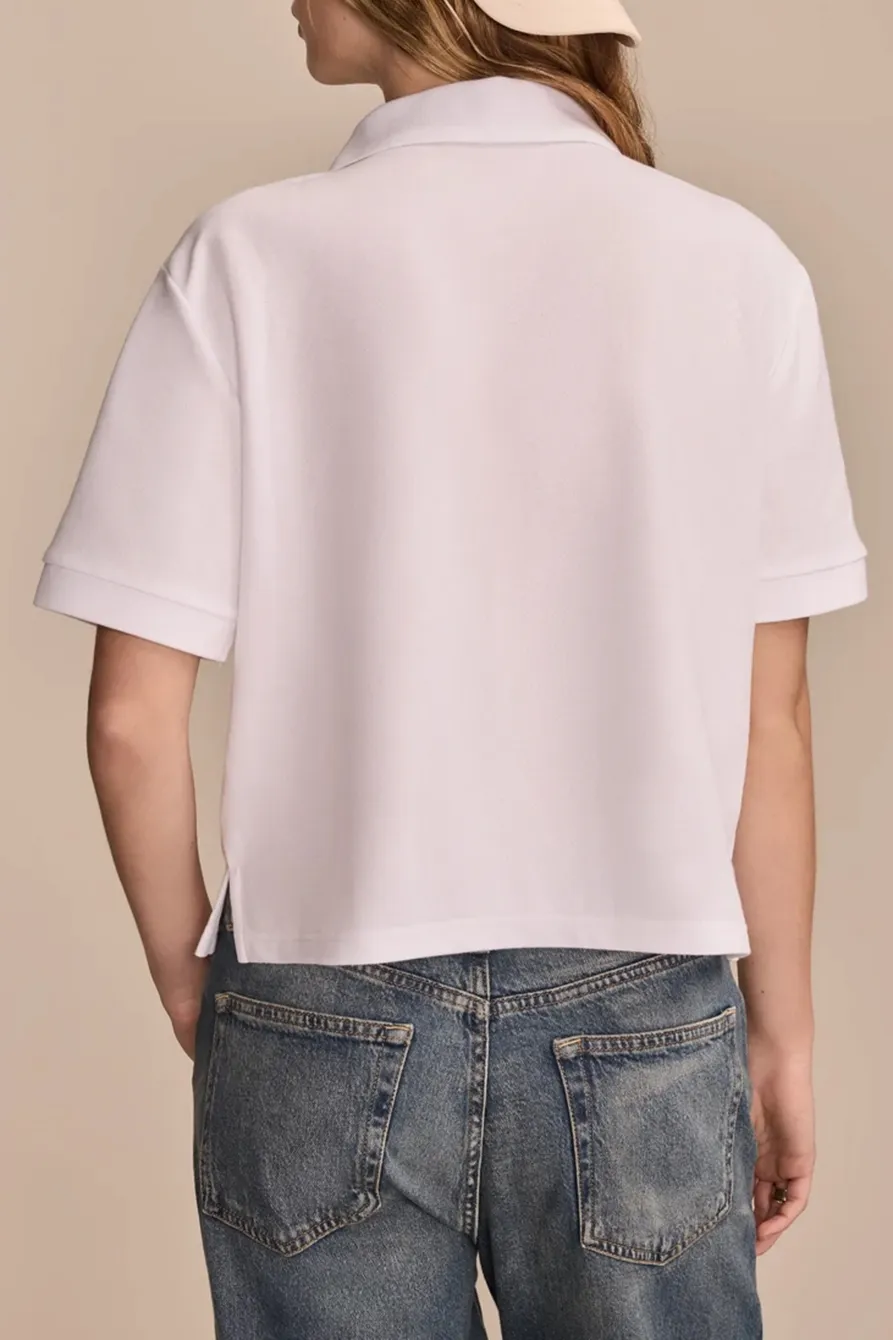 Bright White Short Sleeve Polo