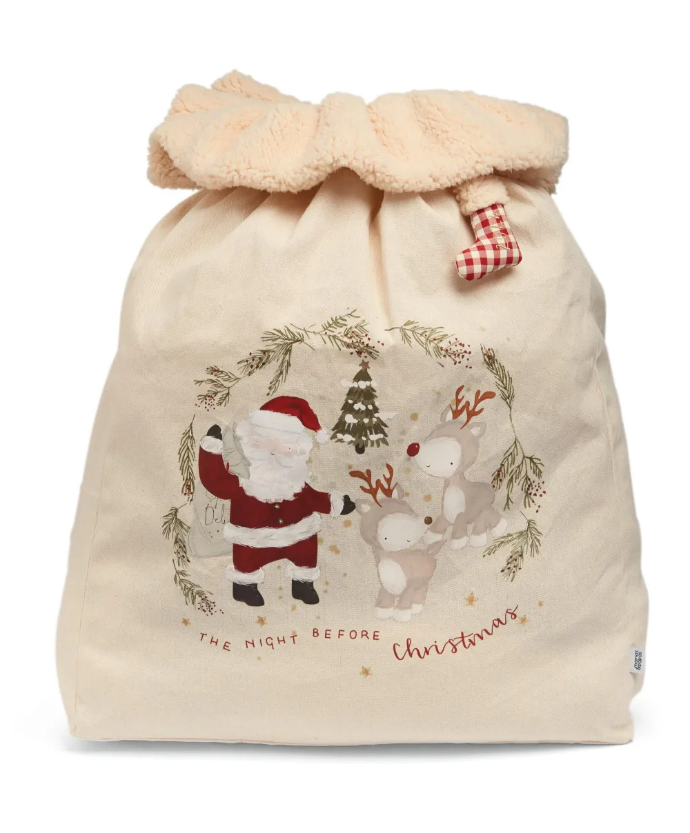 Large Calico Sack - 2024