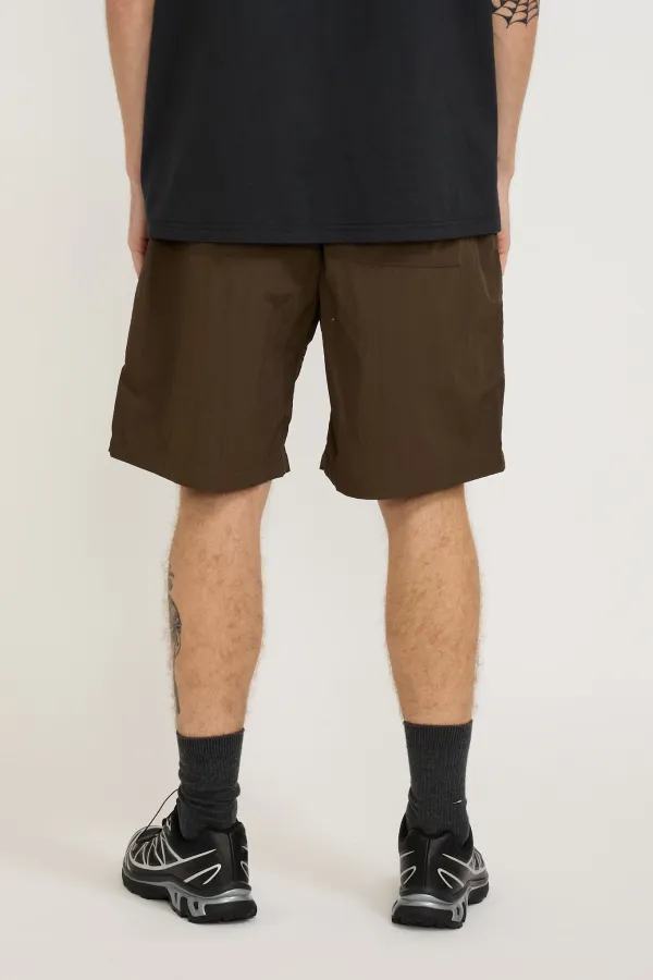Nylon Loose Short Deep Brown
