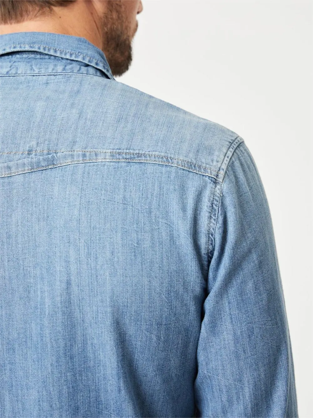 Dark Navy Double - Pocket Men's Shirt