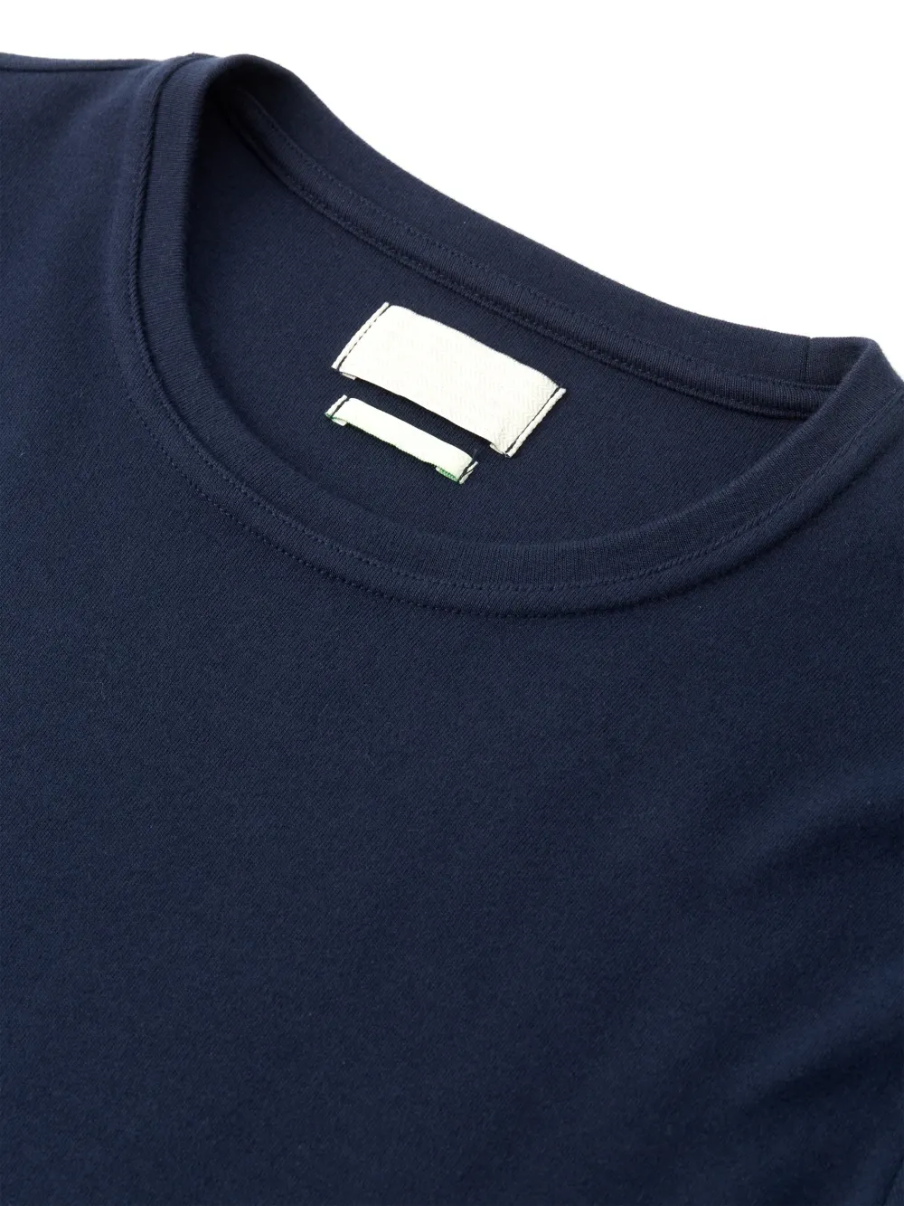 Navy Crew Neck Long Sleeve Plain T-Shirt