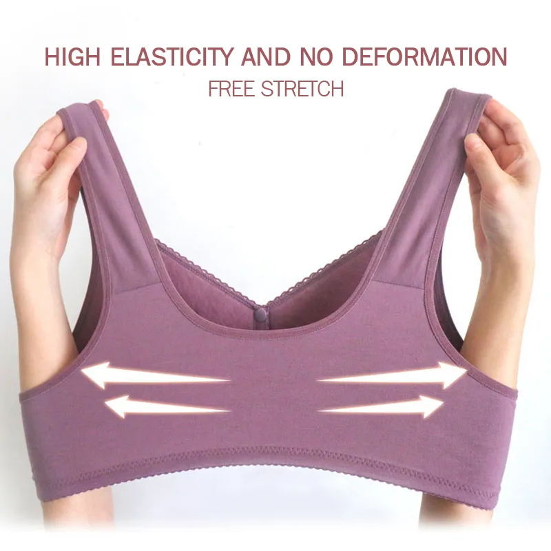 🔥Buy 1 Get 3(3packs)🔥 Mama Cotton Front Closure Bra-FREE SHIPPING