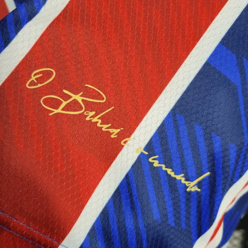 Camisa Bahia Away 23/24 - Azul e Vermelha