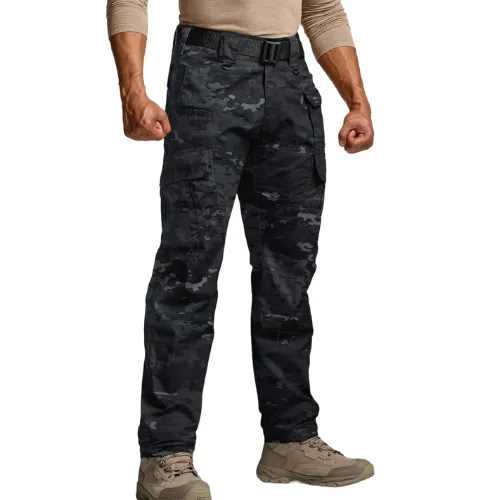 Men's Tactical Work Pants 9 Pockets Ripstop