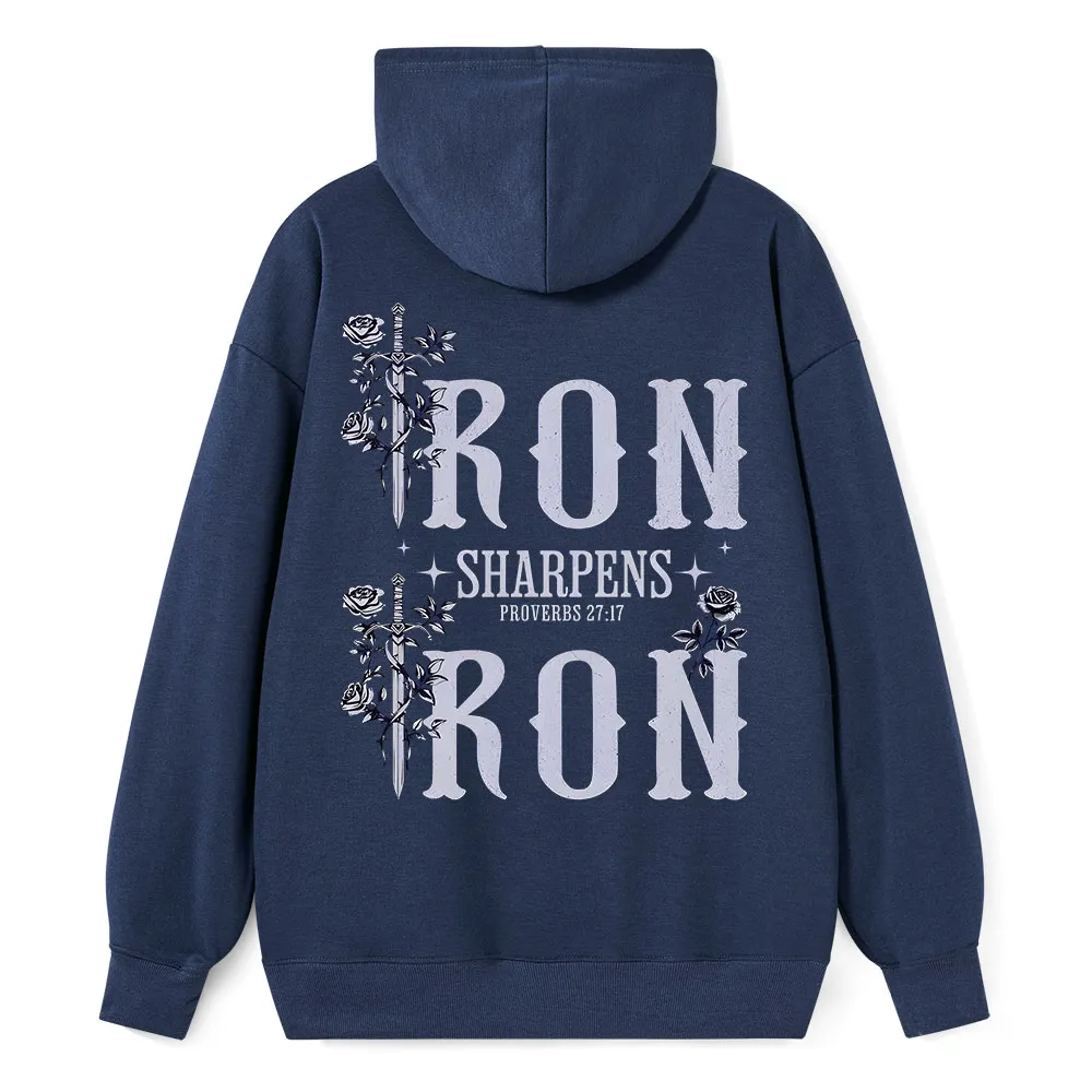 IRon Sharpens Classic Christian Hoodie