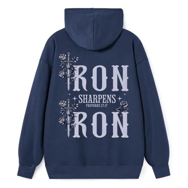 IRon Sharpens Classic Christian Hoodie