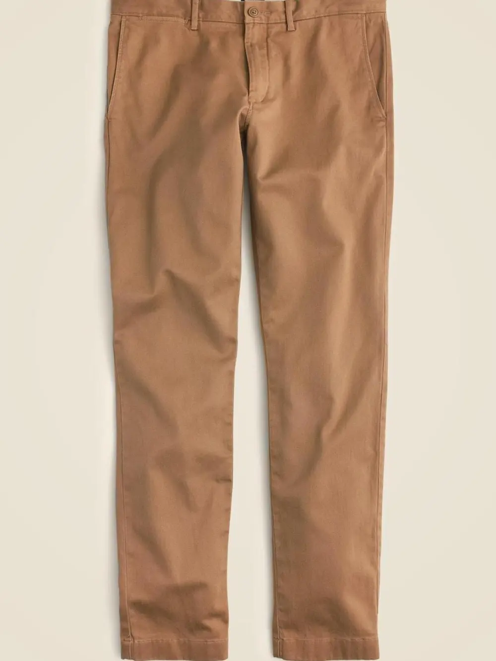 Khaki Straight Leg Men's Pants
