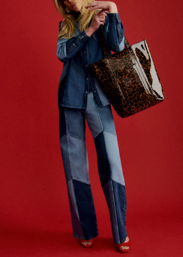 High Waist Straight Jeans