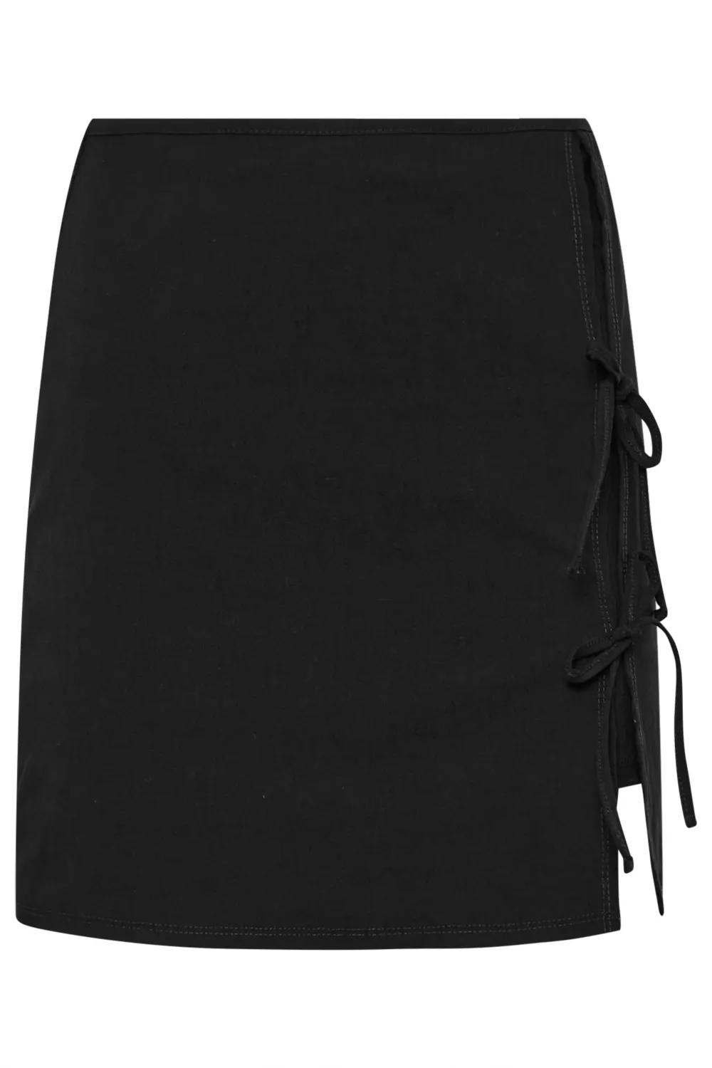 LIMITED COLLECTION Curve Black Bow Mini Skirt