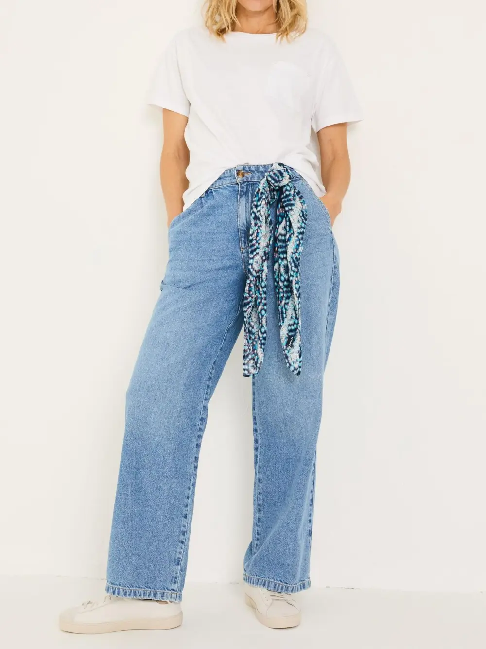 Ginger Denim Vintage Wide Leg Jeans