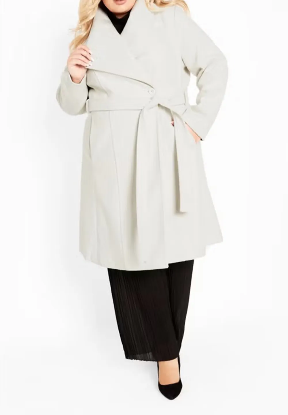 Solid Color Lapel Jacket