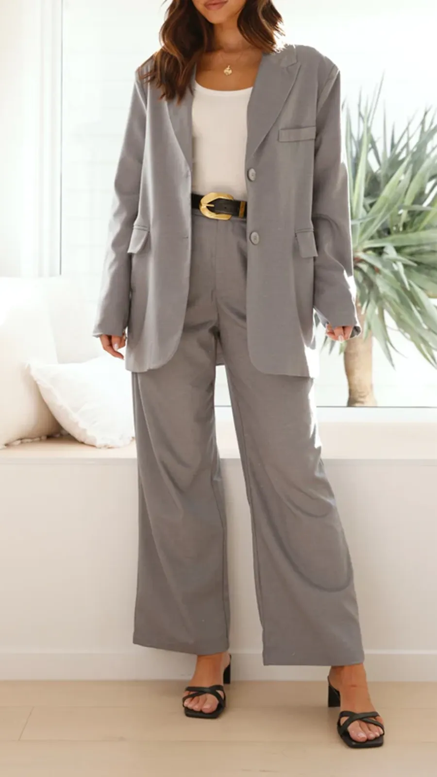 Comfortable Simple Suit Jacket