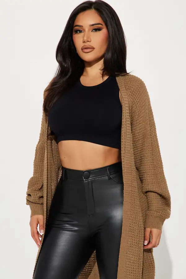 Stayin' Close By Cardigan - Khaki