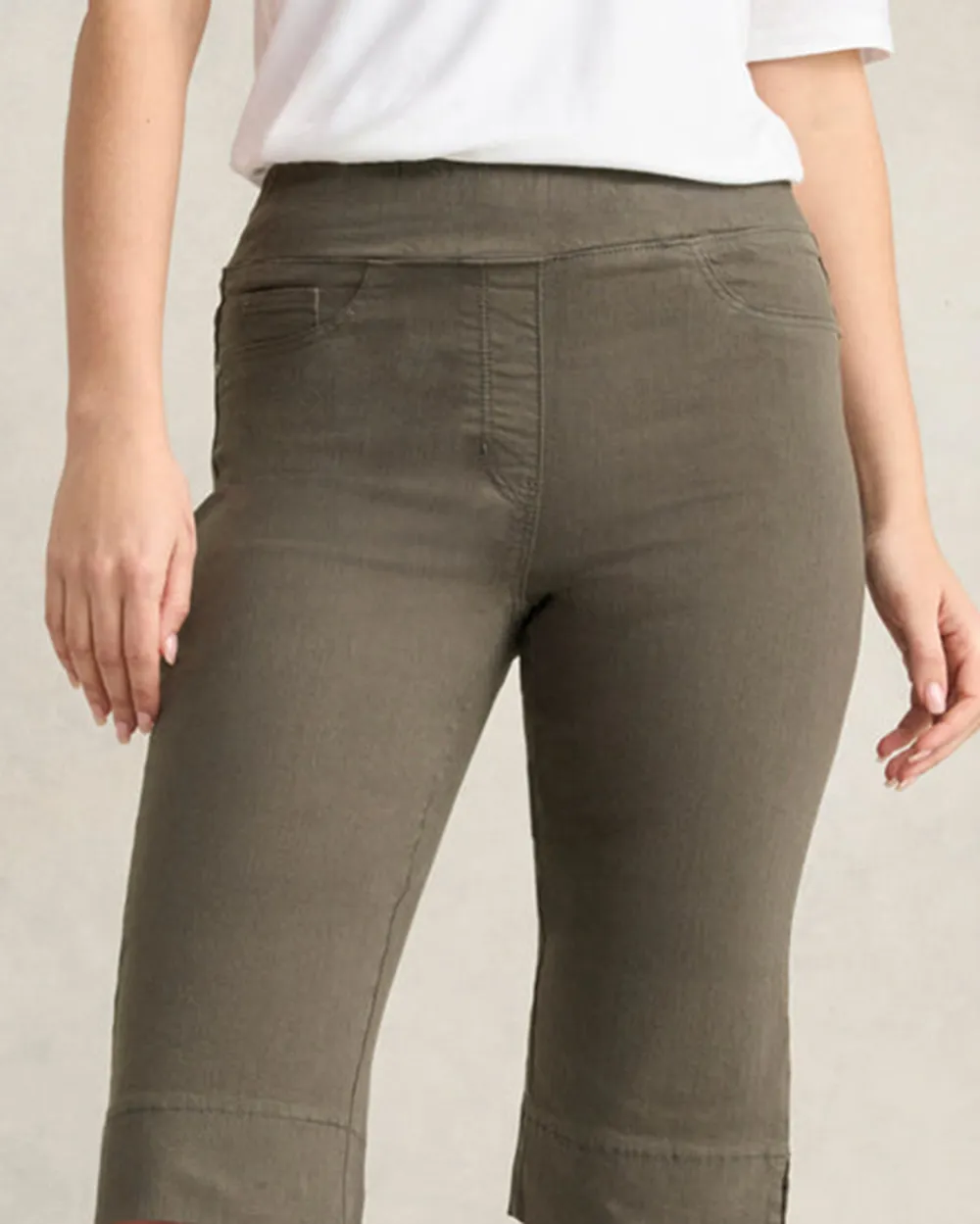 Twill Knee Length Shorts