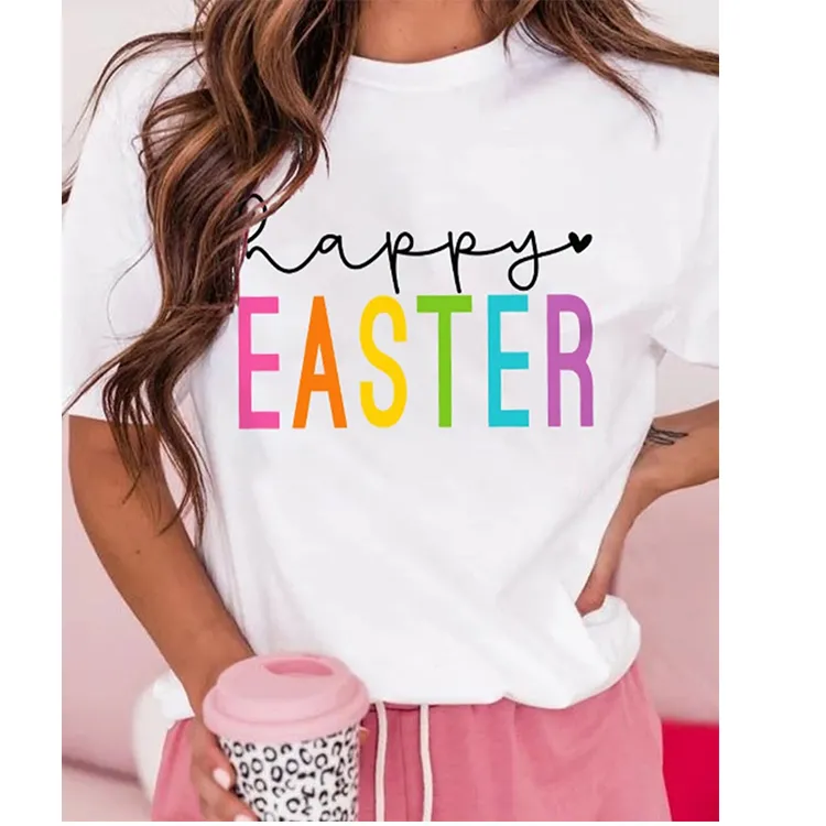 Women's Fashion Easter Casual T-shirt
