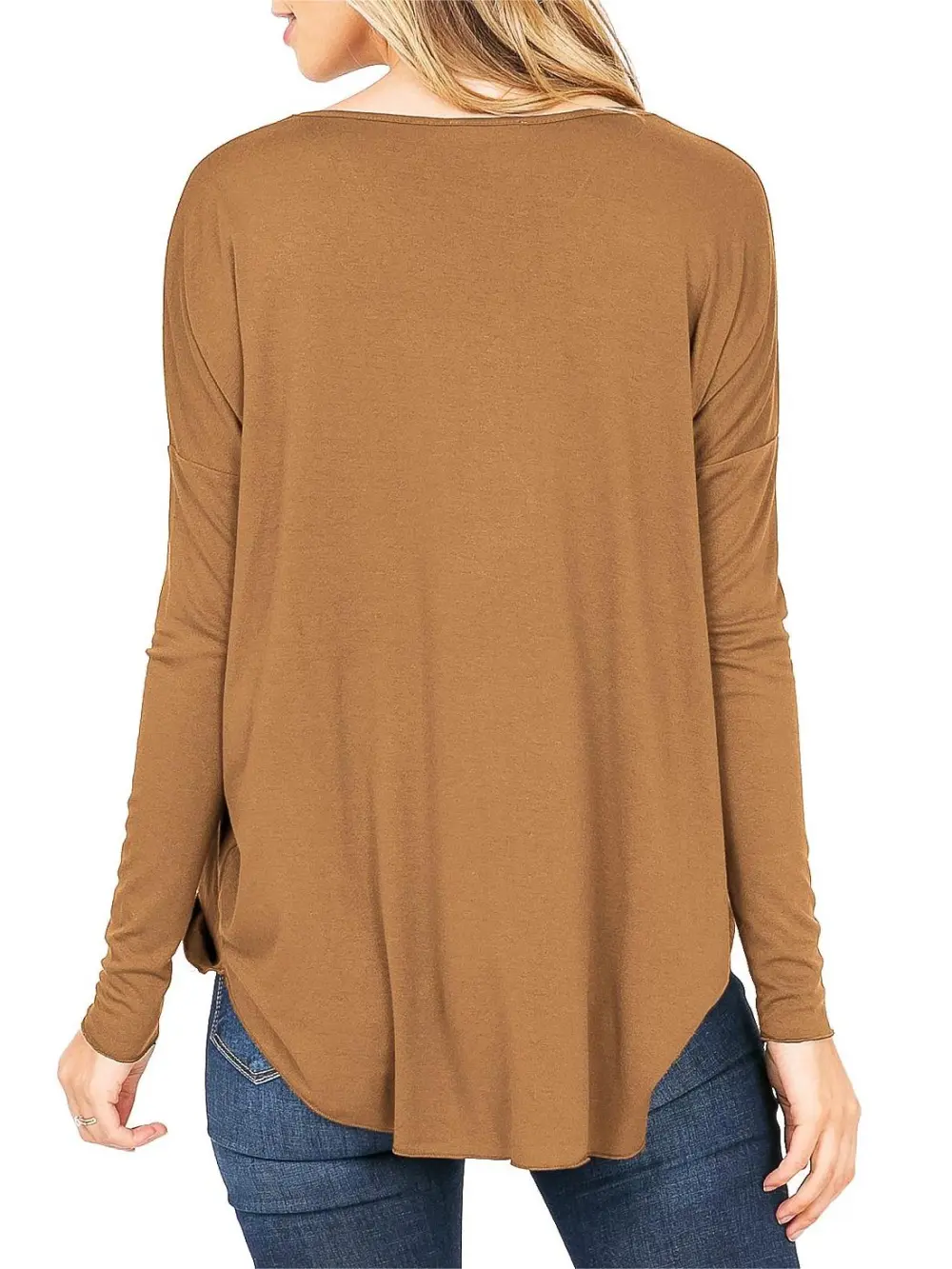 Casual Surplice Long Sleeve Top