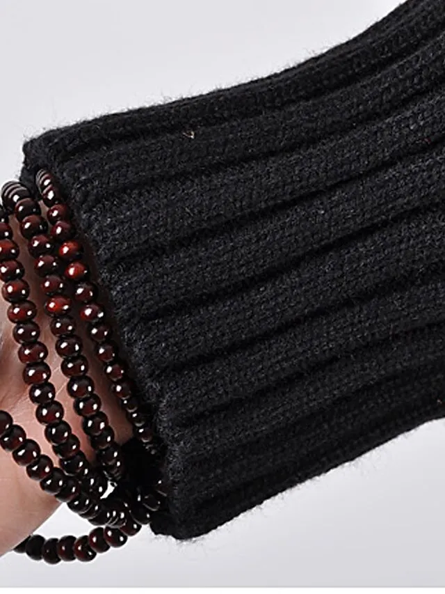 Women's Winter Coat Cloak / Capes Long Coat Winter Coat Single Breasted Thermal Warm Trench Coat Single Breasted Stand Collar Loose Fit Outerwear Long Sleeve Black