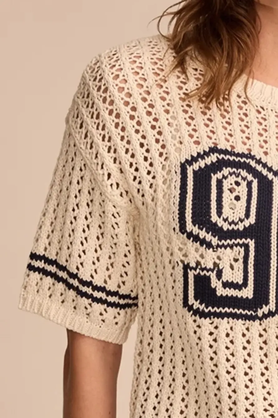 Turtledove Varsity Mesh Tee