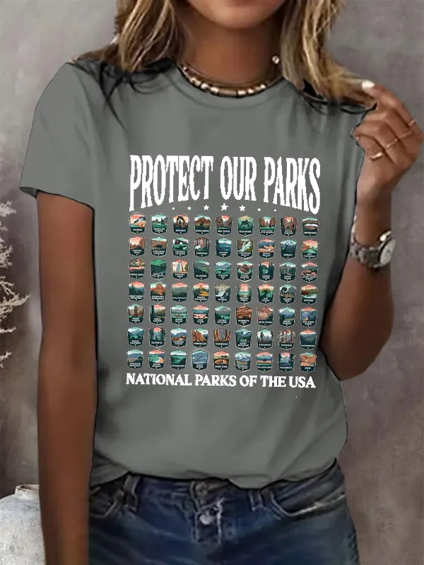 Protect Our Parks Badges Comfort Colors T-Shirt