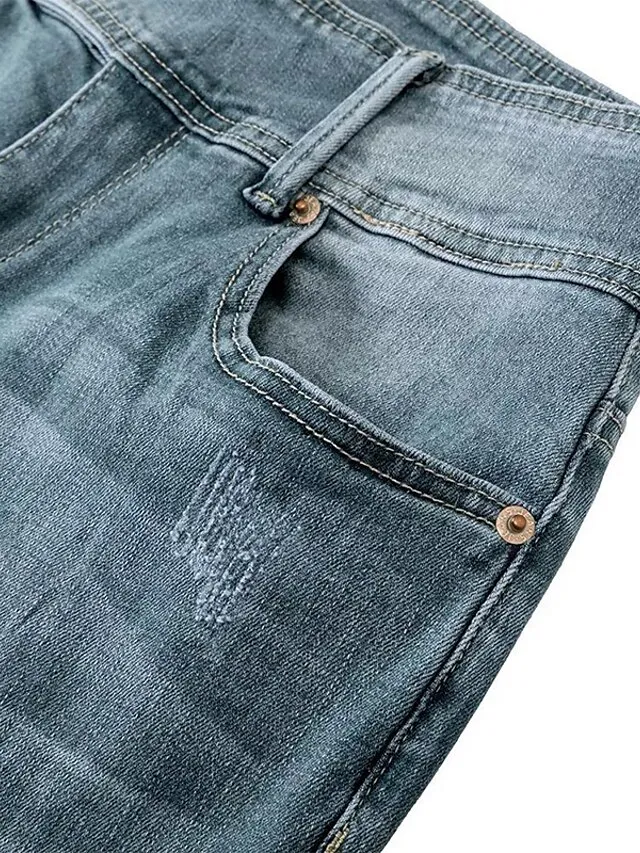 Women‘s Flare Low Rise Jeans Bootcut Full Length Denim Wide Leg Micro-elastic High Waist Fashion Casual Daily Light Blue Black S M